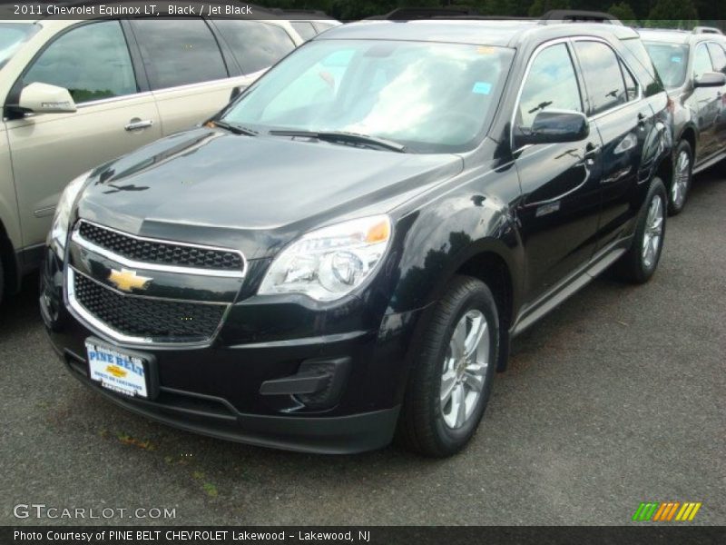 Black / Jet Black 2011 Chevrolet Equinox LT