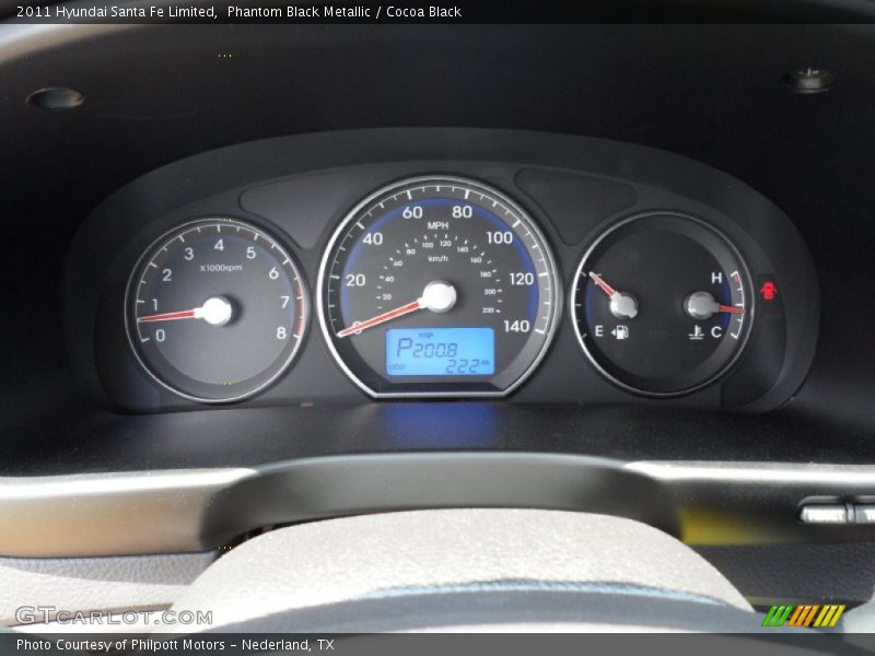  2011 Santa Fe Limited Limited Gauges