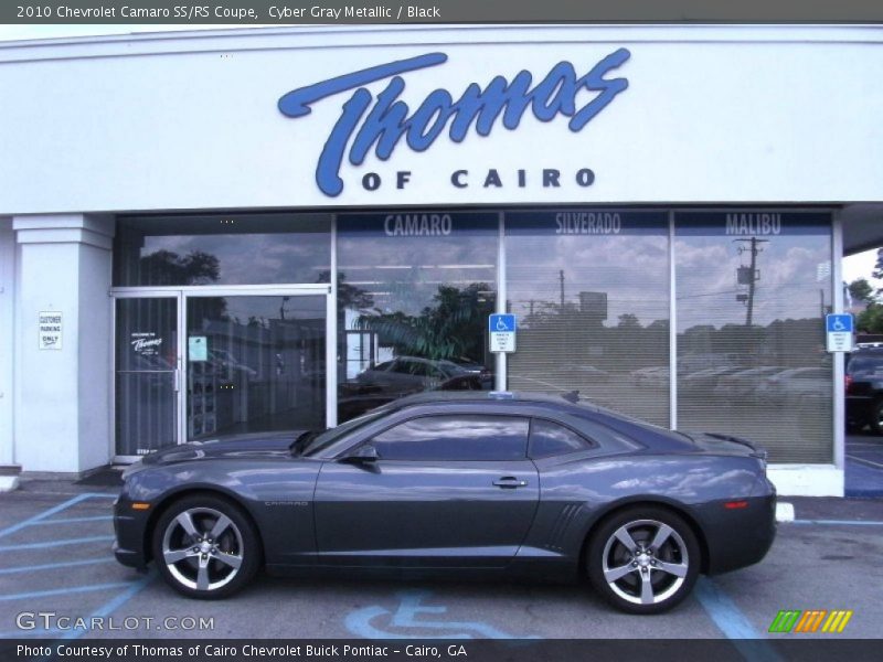 Cyber Gray Metallic / Black 2010 Chevrolet Camaro SS/RS Coupe
