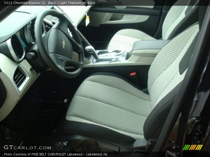 Black / Light Titanium/Jet Black 2011 Chevrolet Equinox LS