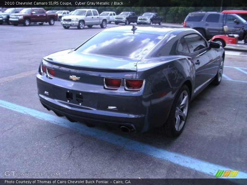 Cyber Gray Metallic / Black 2010 Chevrolet Camaro SS/RS Coupe