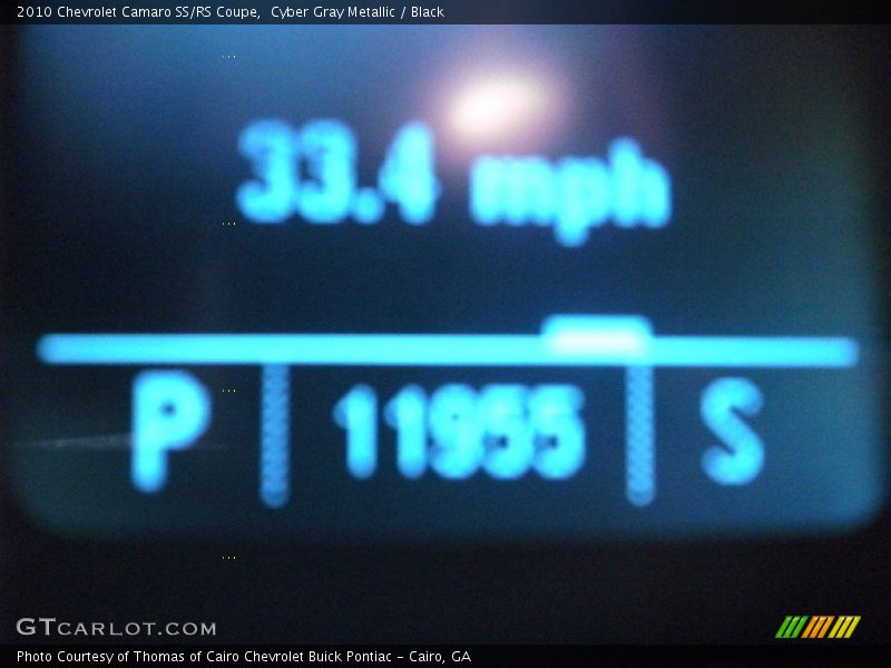 Cyber Gray Metallic / Black 2010 Chevrolet Camaro SS/RS Coupe