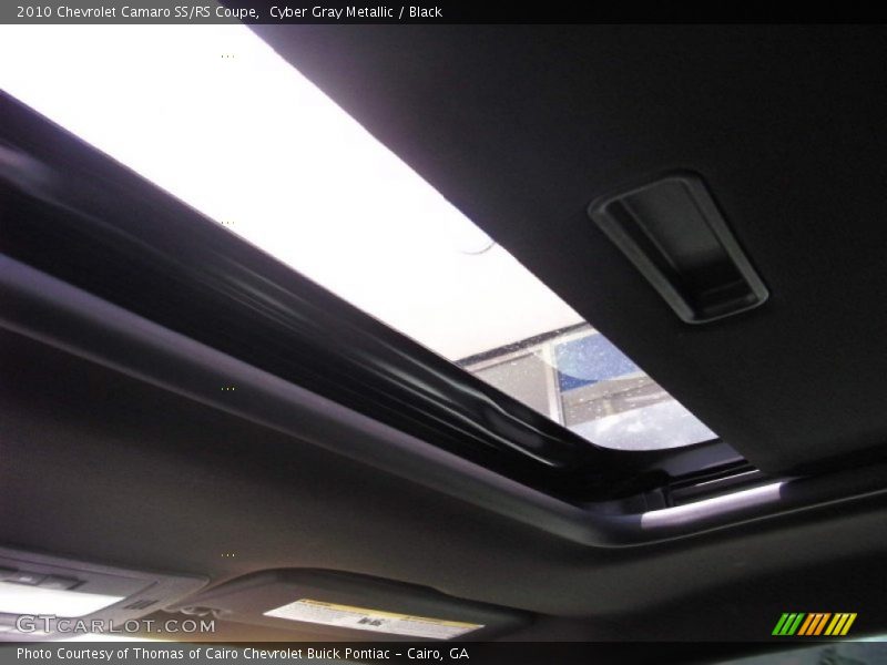 Cyber Gray Metallic / Black 2010 Chevrolet Camaro SS/RS Coupe