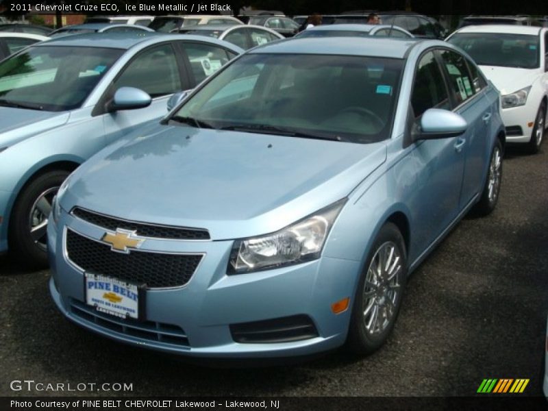 Ice Blue Metallic / Jet Black 2011 Chevrolet Cruze ECO