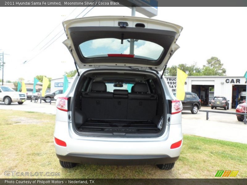 Moonstone Silver / Cocoa Black 2011 Hyundai Santa Fe Limited