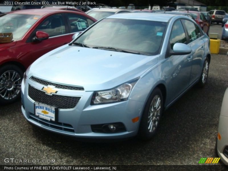 Ice Blue Metallic / Jet Black 2011 Chevrolet Cruze ECO