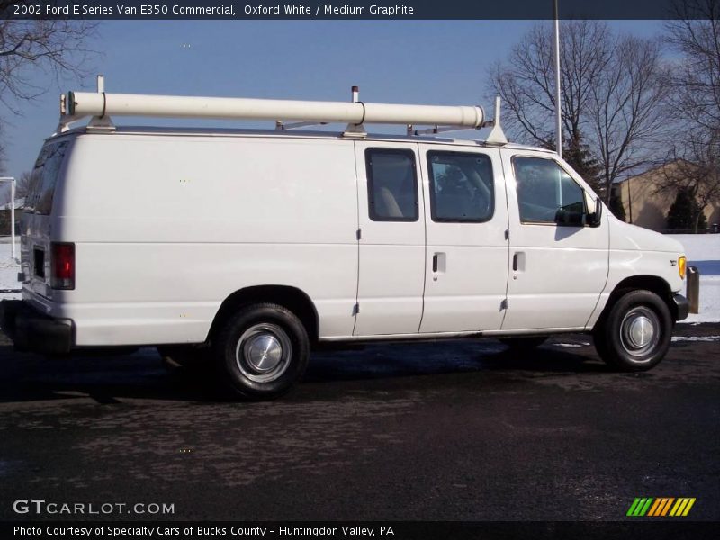 Oxford White / Medium Graphite 2002 Ford E Series Van E350 Commercial