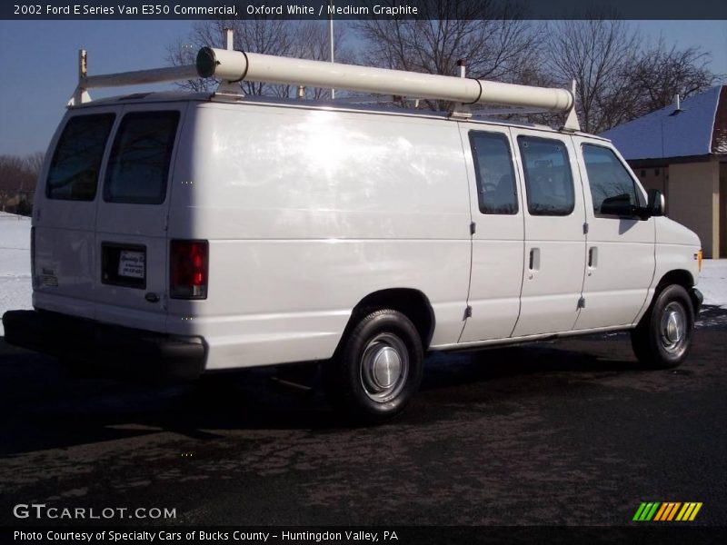 Oxford White / Medium Graphite 2002 Ford E Series Van E350 Commercial
