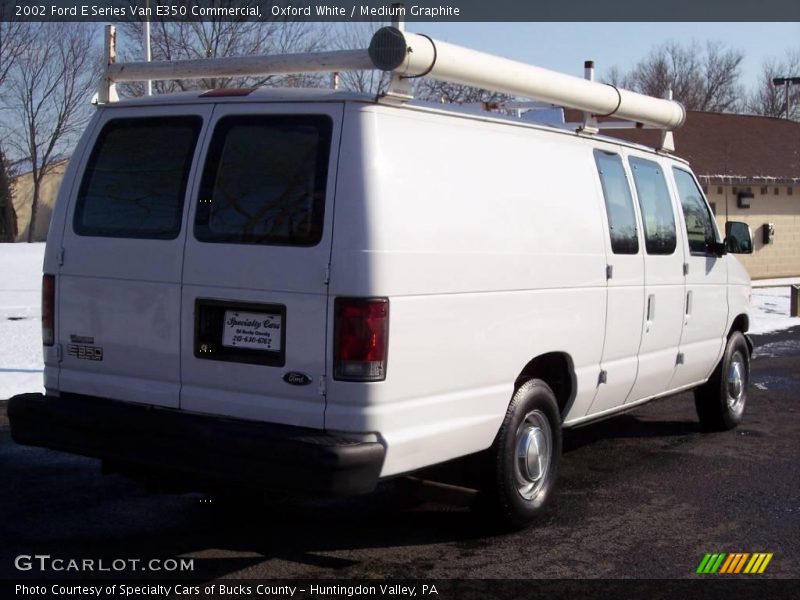 Oxford White / Medium Graphite 2002 Ford E Series Van E350 Commercial