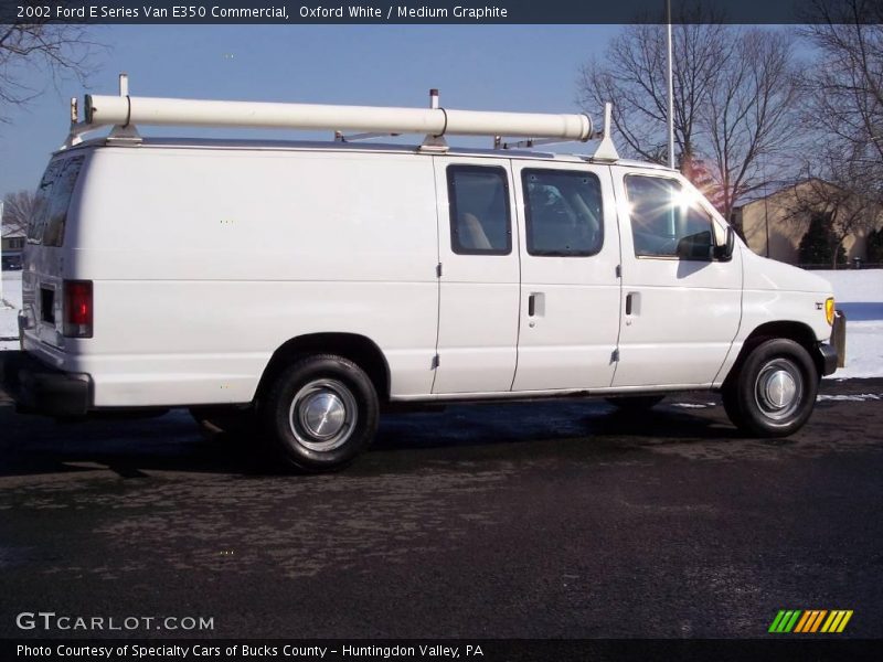 Oxford White / Medium Graphite 2002 Ford E Series Van E350 Commercial