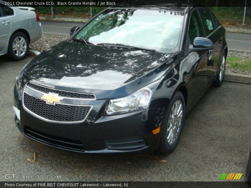 Black Granite Metallic / Jet Black 2011 Chevrolet Cruze ECO