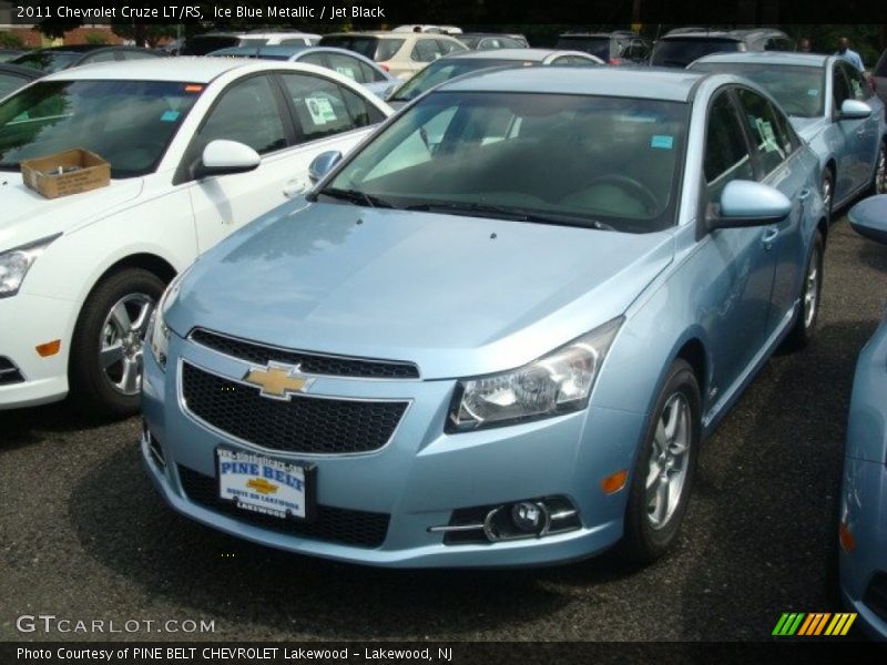 Ice Blue Metallic / Jet Black 2011 Chevrolet Cruze LT/RS