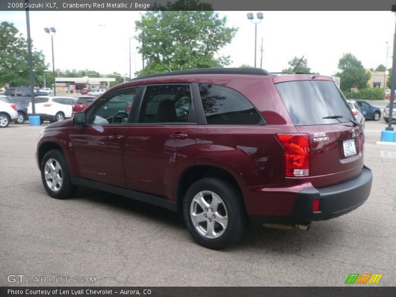 Cranberry Red Metallic / Beige 2008 Suzuki XL7