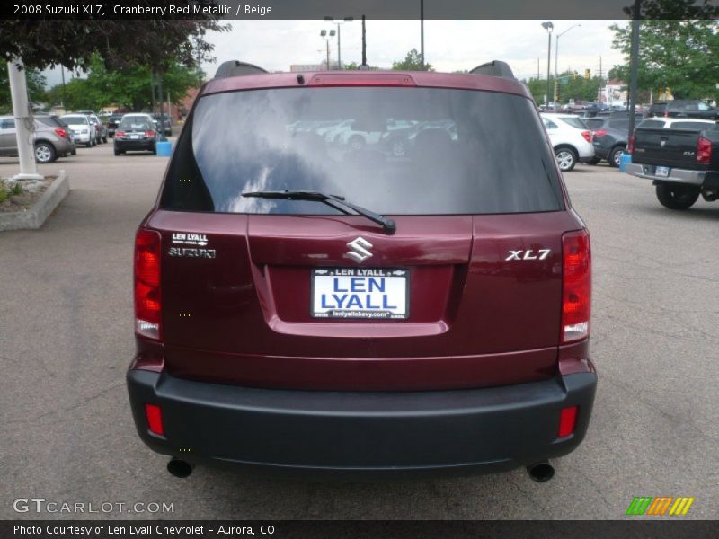 Cranberry Red Metallic / Beige 2008 Suzuki XL7