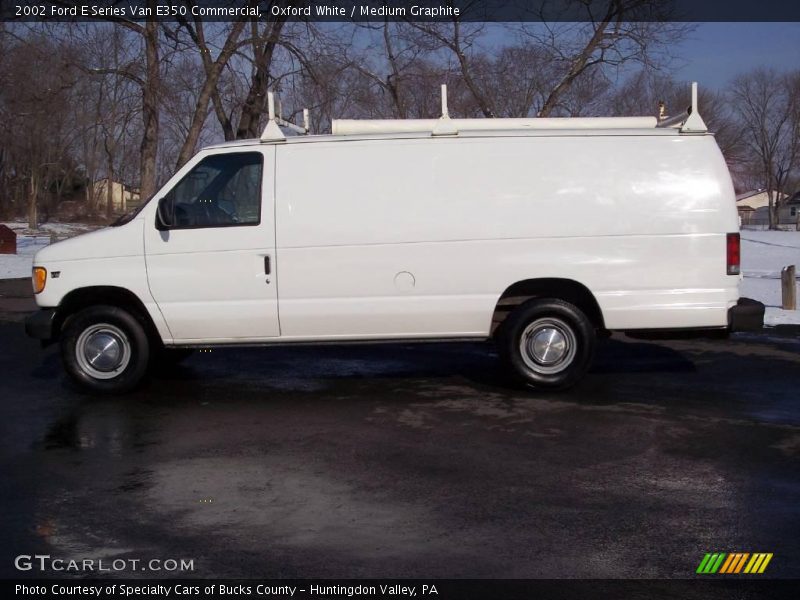 Oxford White / Medium Graphite 2002 Ford E Series Van E350 Commercial
