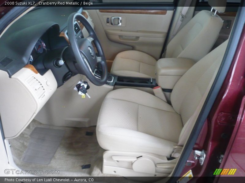 Cranberry Red Metallic / Beige 2008 Suzuki XL7