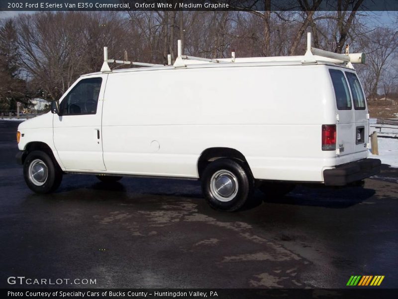Oxford White / Medium Graphite 2002 Ford E Series Van E350 Commercial