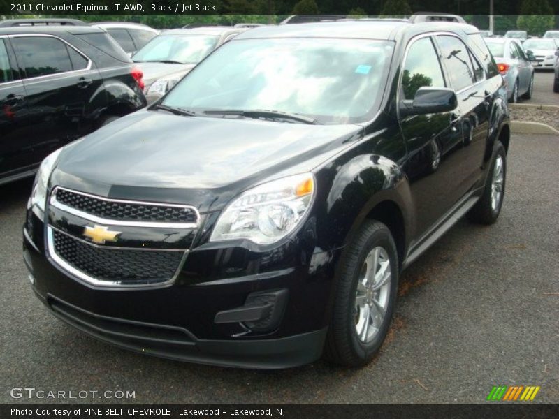 Black / Jet Black 2011 Chevrolet Equinox LT AWD