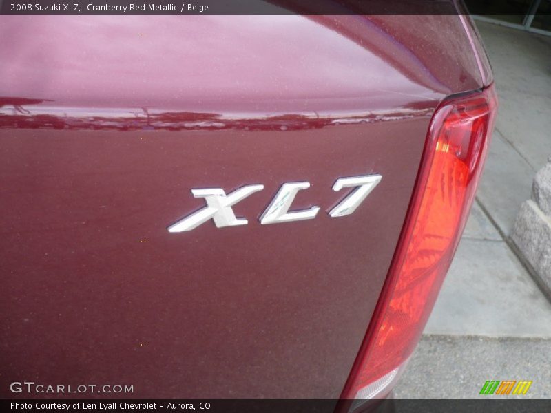 Cranberry Red Metallic / Beige 2008 Suzuki XL7