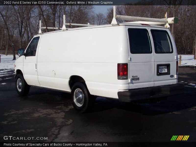 Oxford White / Medium Graphite 2002 Ford E Series Van E350 Commercial