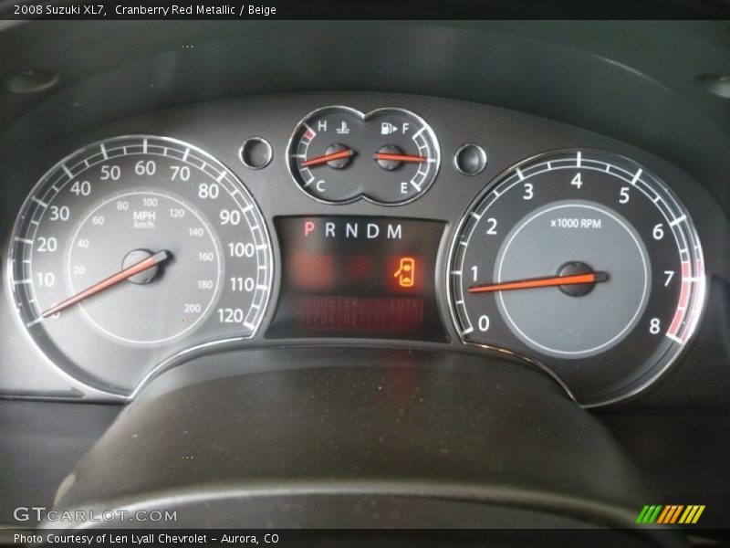 Cranberry Red Metallic / Beige 2008 Suzuki XL7