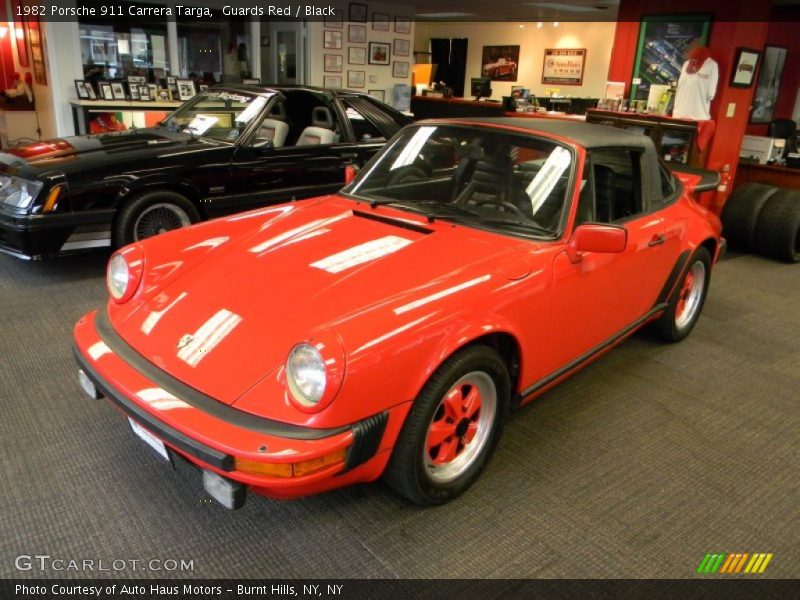 Guards Red / Black 1982 Porsche 911 Carrera Targa