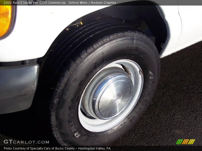 Oxford White / Medium Graphite 2002 Ford E Series Van E350 Commercial