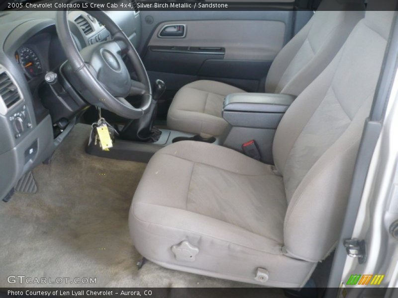  2005 Colorado LS Crew Cab 4x4 Sandstone Interior