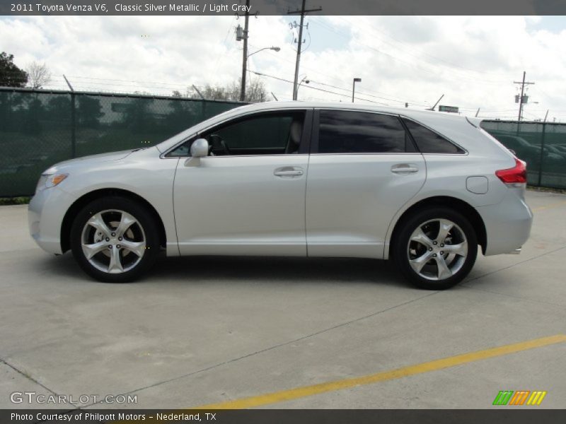 Classic Silver Metallic / Light Gray 2011 Toyota Venza V6