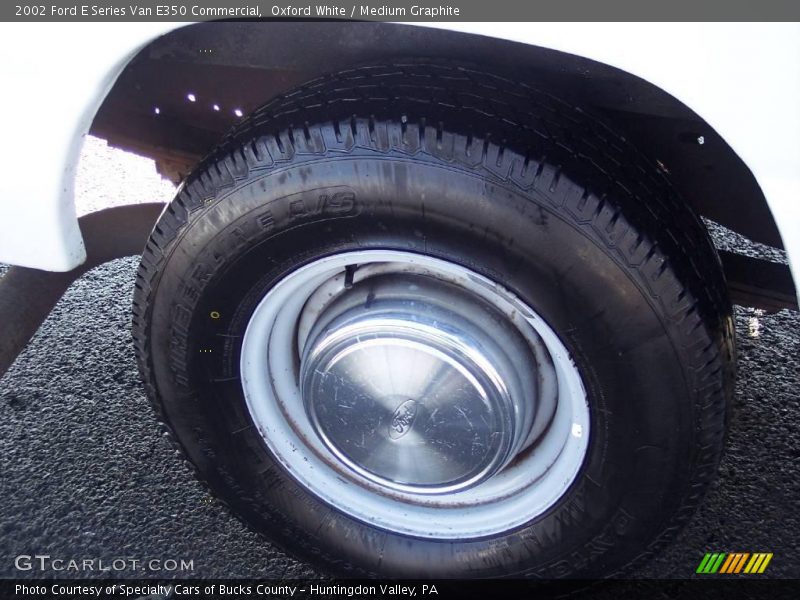 Oxford White / Medium Graphite 2002 Ford E Series Van E350 Commercial