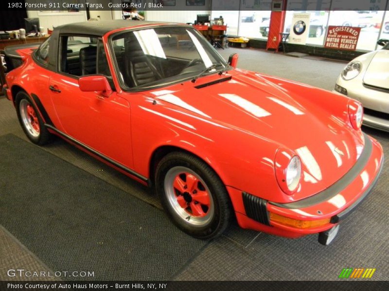 Guards Red / Black 1982 Porsche 911 Carrera Targa