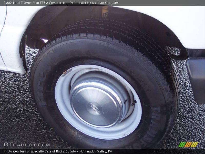 Oxford White / Medium Graphite 2002 Ford E Series Van E350 Commercial