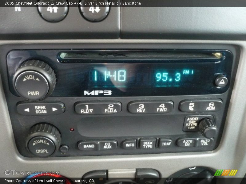 Controls of 2005 Colorado LS Crew Cab 4x4