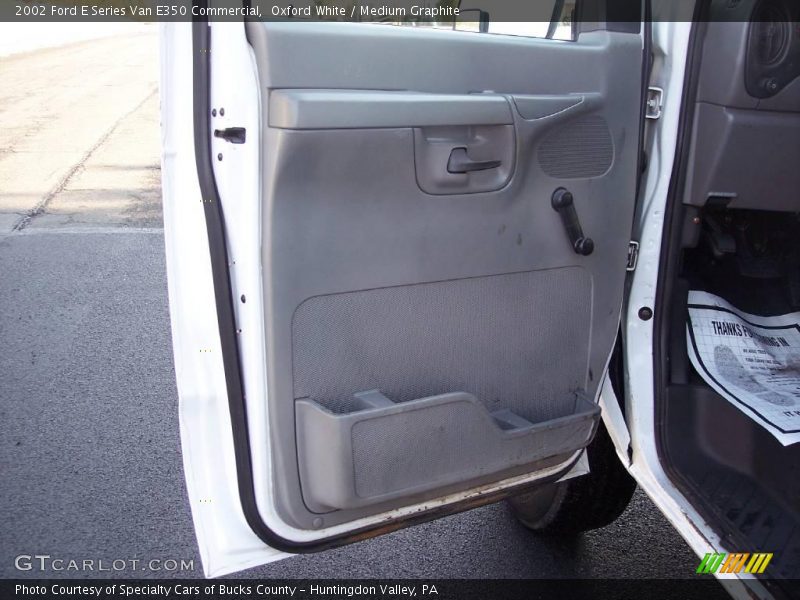 Oxford White / Medium Graphite 2002 Ford E Series Van E350 Commercial