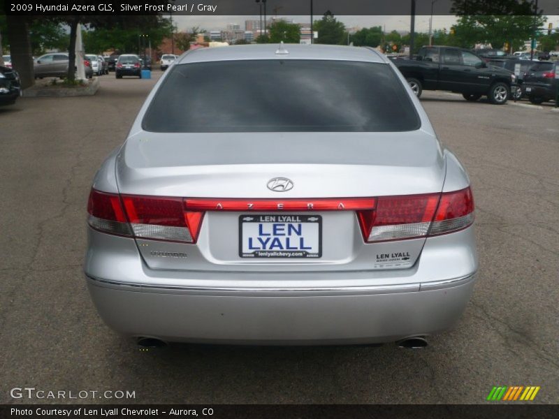 Silver Frost Pearl / Gray 2009 Hyundai Azera GLS
