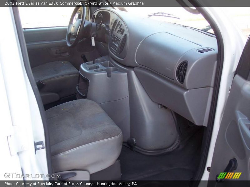Oxford White / Medium Graphite 2002 Ford E Series Van E350 Commercial