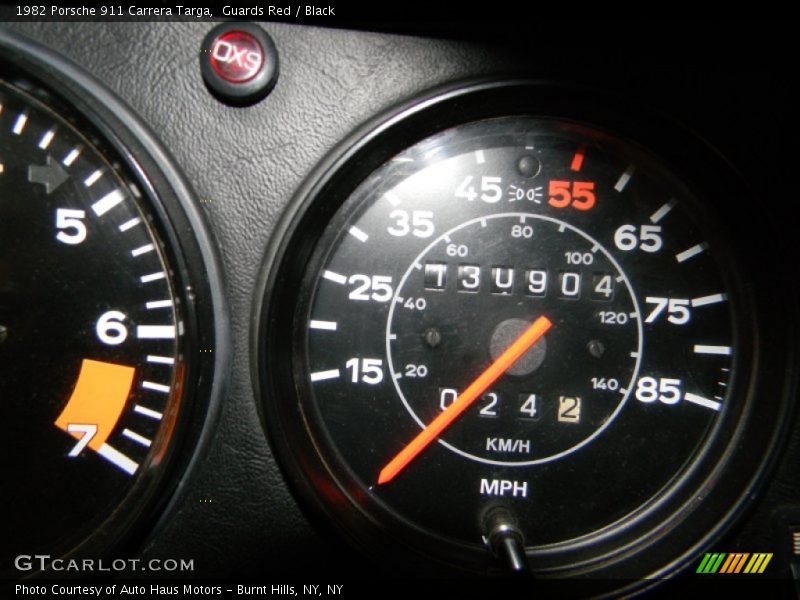 Guards Red / Black 1982 Porsche 911 Carrera Targa