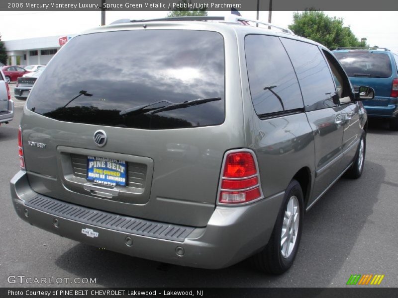 Spruce Green Metallic / Pebble/Light Parchment 2006 Mercury Monterey Luxury