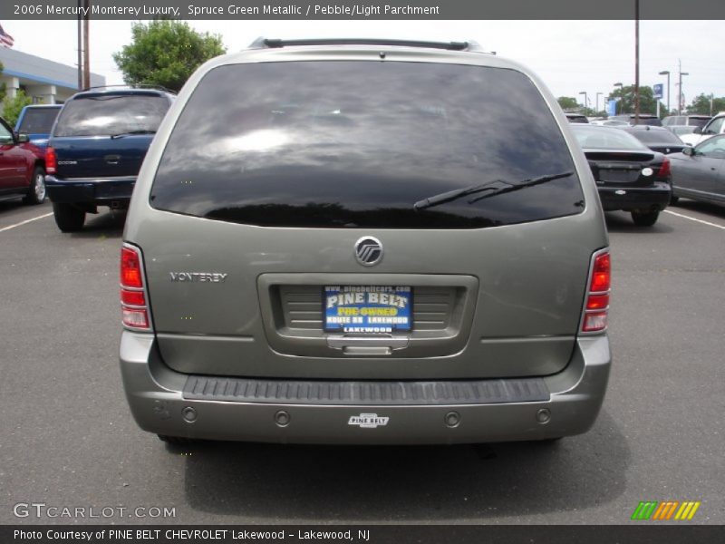 Spruce Green Metallic / Pebble/Light Parchment 2006 Mercury Monterey Luxury