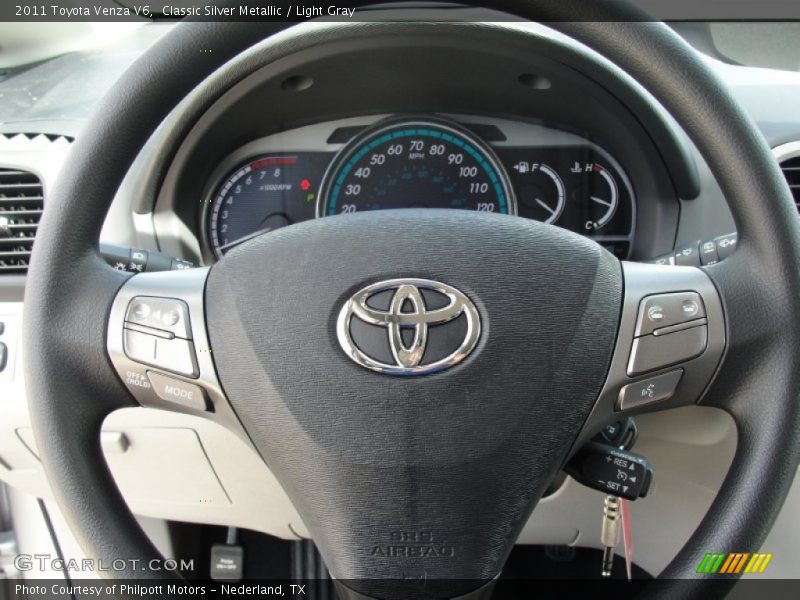 Classic Silver Metallic / Light Gray 2011 Toyota Venza V6