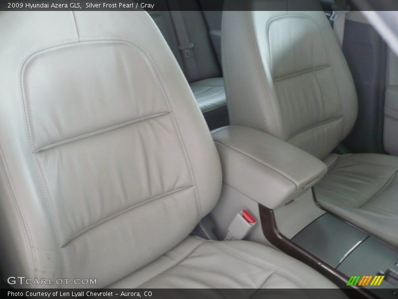 Silver Frost Pearl / Gray 2009 Hyundai Azera GLS