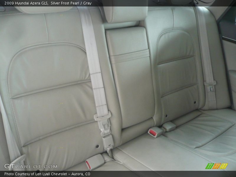 Silver Frost Pearl / Gray 2009 Hyundai Azera GLS