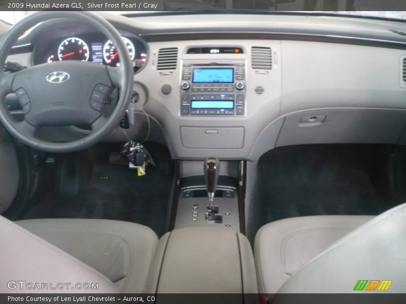 Silver Frost Pearl / Gray 2009 Hyundai Azera GLS