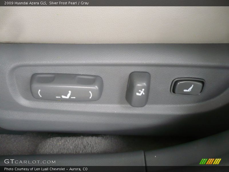 Silver Frost Pearl / Gray 2009 Hyundai Azera GLS