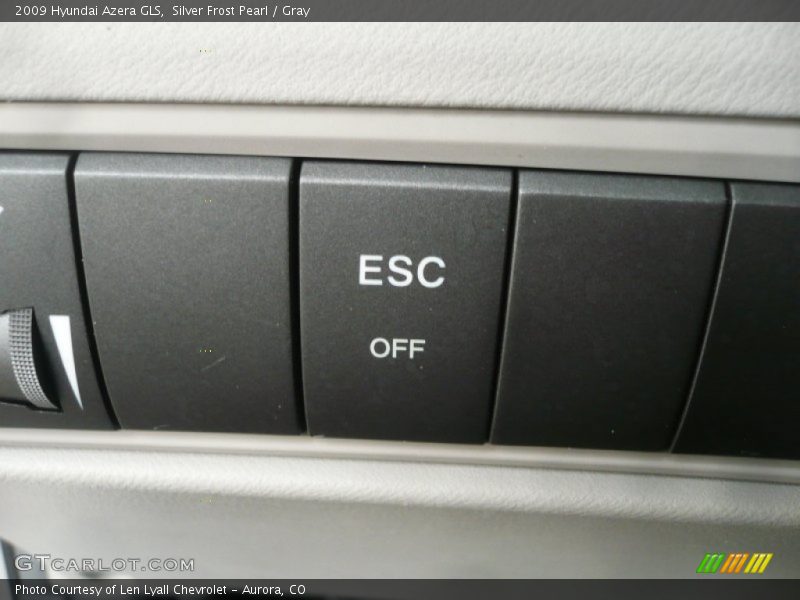 Silver Frost Pearl / Gray 2009 Hyundai Azera GLS
