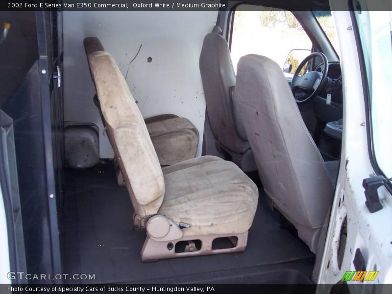 Oxford White / Medium Graphite 2002 Ford E Series Van E350 Commercial