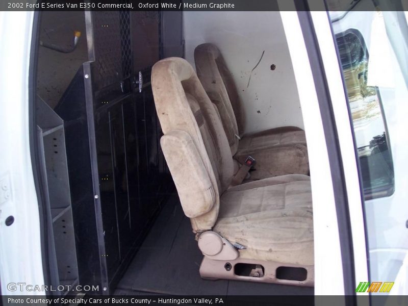 Oxford White / Medium Graphite 2002 Ford E Series Van E350 Commercial