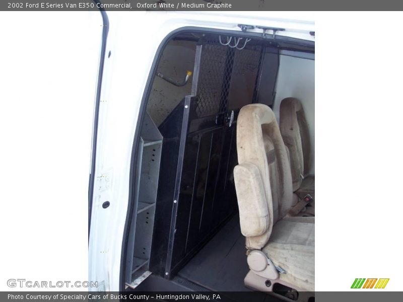 Oxford White / Medium Graphite 2002 Ford E Series Van E350 Commercial