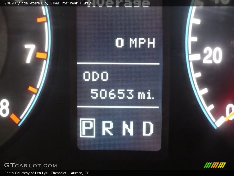 Silver Frost Pearl / Gray 2009 Hyundai Azera GLS