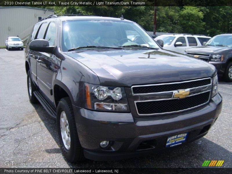 Taupe Gray Metallic / Light Titanium/Dark Titanium 2010 Chevrolet Tahoe LT 4x4